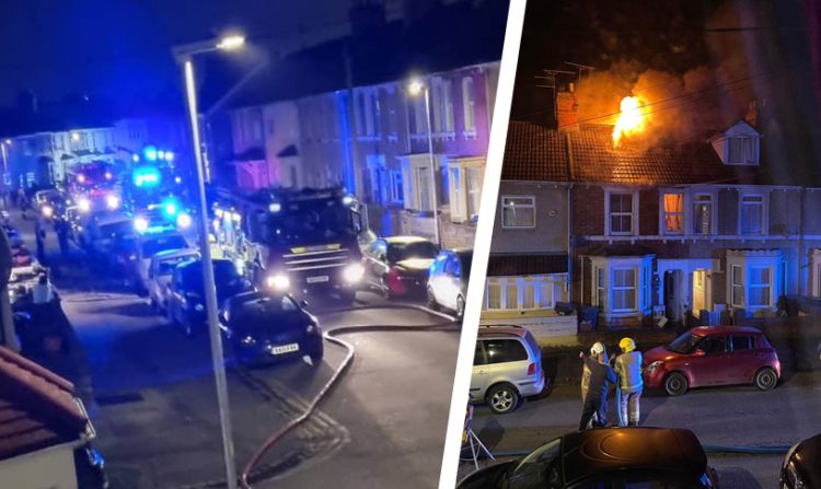 Swindon house fire: Lucky escape for occupants as electric blanket explodes into flames