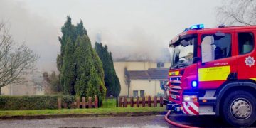 At least 25 firefighters battle serious house fire near Warminster – incident ongoing