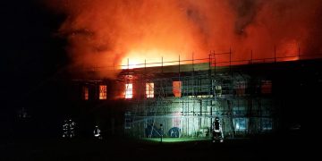 More than 75 firefighters battle major blaze at ten-bedroom manor house near Melksham