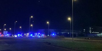 Pedestrian, 30s, dies after being hit by motorbike on Drakes Way in Swindon