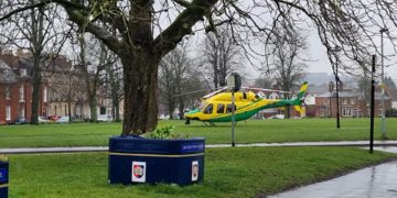 Man dies in Devizes medical incident which saw air ambulance land on The Green