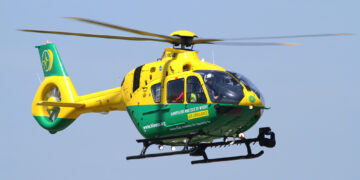 Driver airlifted to Southampton Hospital with serious injuries after country road crash