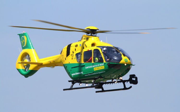 Driver airlifted to Southampton Hospital with serious injuries after country road crash