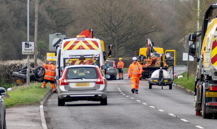 Man arrested on suspicion of causing death by dangerous driving after fatal A350 crash