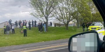 Armed police surround youths in Swindon as pair arrested for firearms offence