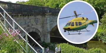 Man rushed to hospital after ‘falling’ from Avoncliff Aqueduct into shallow water