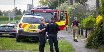 Chimney fire sniffed out by quick-witted PCSO who raised alert over billowing smoke
