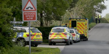 Person dies after being struck by train in Wiltshire – air ambulance on scene