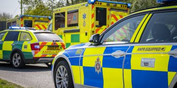 Road in Swindon closed after emergency services called to ‘head-on’ crash
