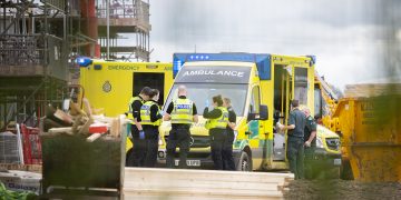 Man pronounced dead on building site as emergency services and HSE rush to scene