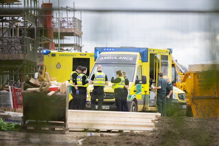 Man pronounced dead on building site as emergency services and HSE rush to scene