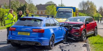 At least one person rushed to hospital after head-on collision in Chippenham