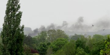 Huge smoke plume as emergency services called to blaze in Durrington