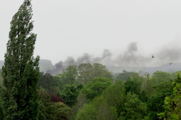 Huge smoke plume as emergency services called to blaze in Durrington