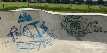 Anger as village’s long-awaited £100k skatepark ‘ruined’ with ‘Morty likes crack’ graffiti
