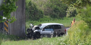 Man, 36, killed as car ploughs into railway bridge two miles from Wiltshire border