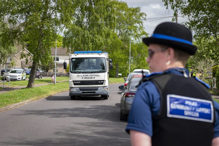 Police and bomb squad at house in Corsham after man makes threats with gun