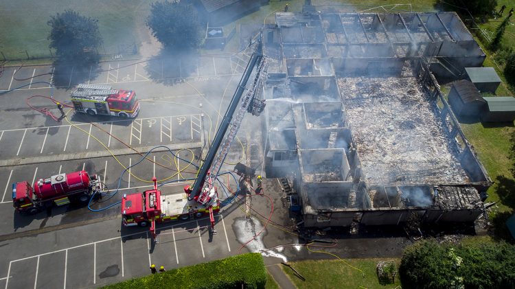 Bromham Social Centre fire in Wiltshire