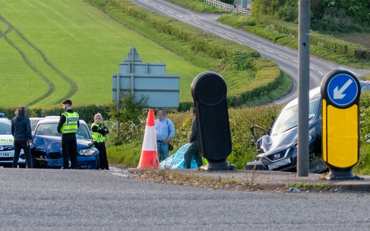 Main route blocked near Trowbridge as emergency services called to two-vehicle crash