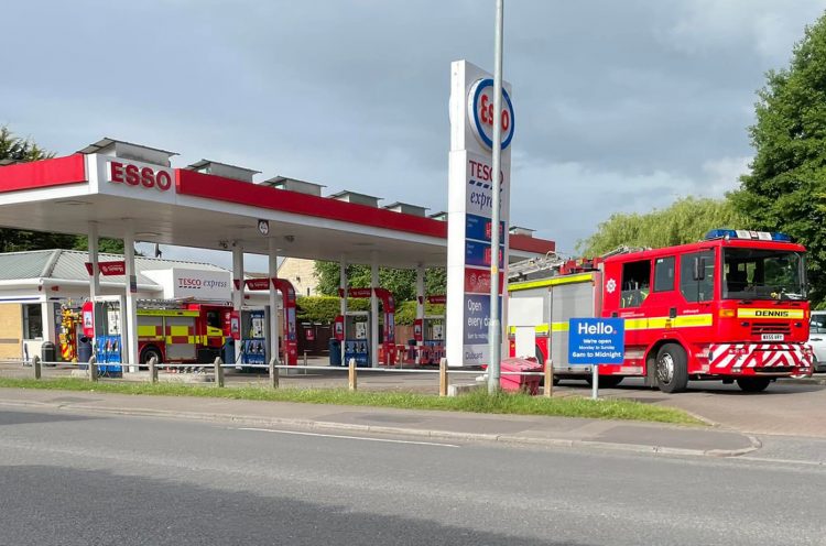 Wiltshire service station closed as fire crews respond to ‘smell of smoke’