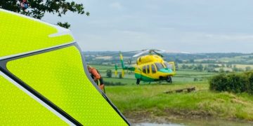 Motorcyclist airlifted to hospital after collision with pick-up truck in Brinkworth