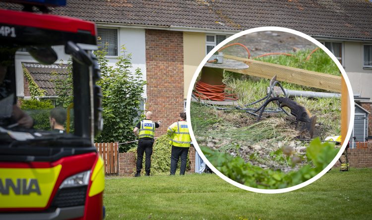 Swindon man airlifted to hospital in serious condition after electrocuting himself in garden