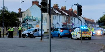 Woman charged with drink driving after crash in Swindon town centre