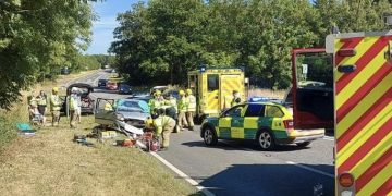 Delays on A36 as emergency services deal with road traffic collision near Salisbury