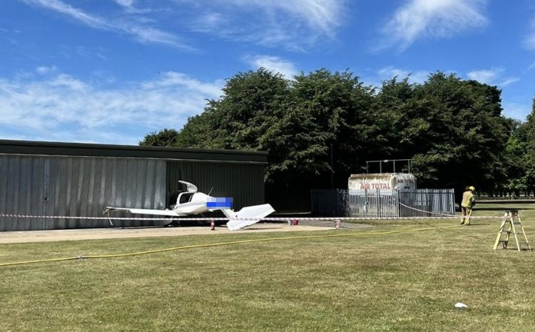 Plane ‘destroyed’ in crash at Wiltshire airfield as emergency services called to scene