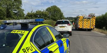 Country road near Calne closed as emergency services deal with two-vehicle crash