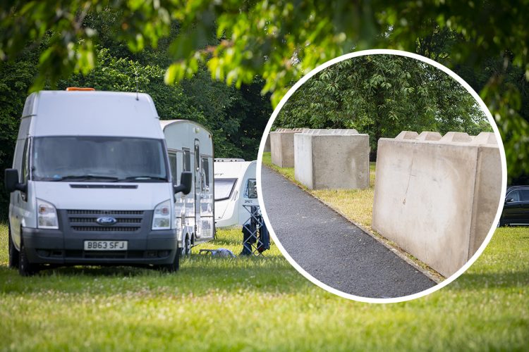 Locals criticise ‘really pointless’ effort to prevent travellers returning to Chippenham park