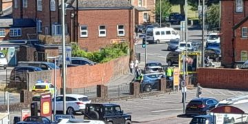 Gridlock in central Devizes as emergency services attend crash near Sainsbury’s