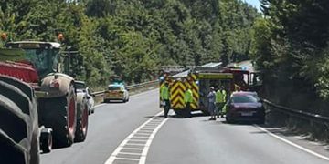 A36 blocked both directions as emergency services respond to ‘serious’ crash