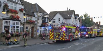 Four fire crews called to Wetherspoon pub in Wiltshire as blaze breaks out
