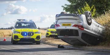 Wiltshire Police hunt driver who fled scene of dramatic crash in Avebury