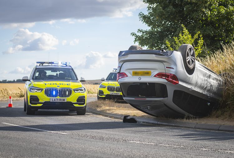 Wiltshire Police hunt driver who fled scene of dramatic crash in Avebury