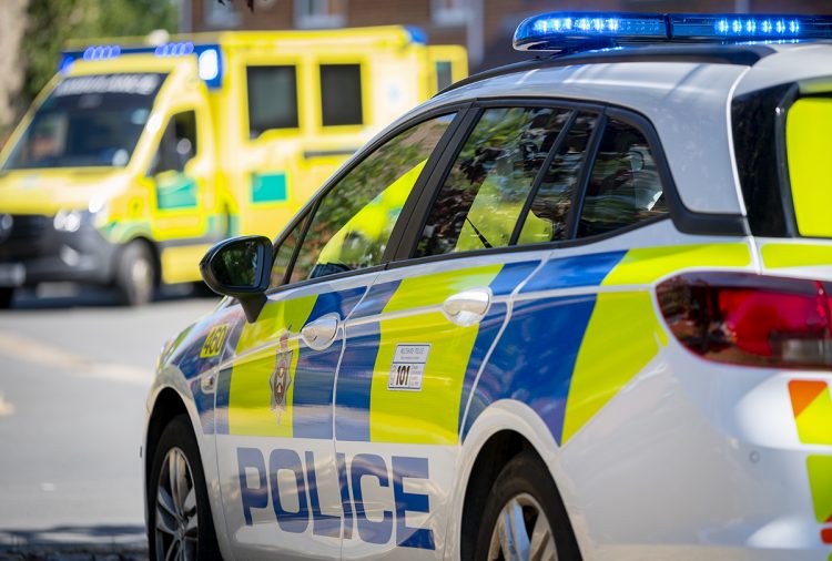 Road in Swindon closed both directions after crash involving car and motorcycle
