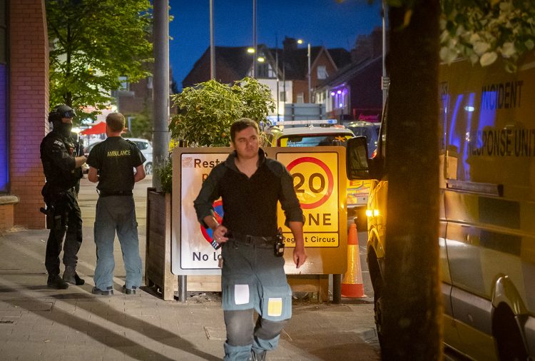 Two boys, 14, arrested following assault involving a firearm in Swindon town centre