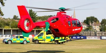 Air ambulance called to football ground as player stops breathing during match