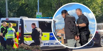 Man arrested as armed police hunt ‘gunman’ following incident in Swindon