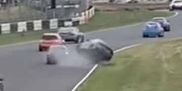 Woman passenger airlifted to hospital after horror crash at Castle Combe Circuit