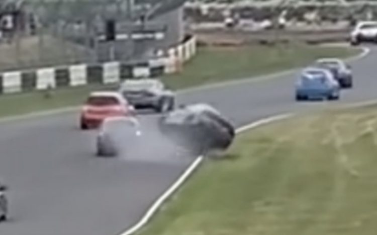 Woman passenger airlifted to hospital after horror crash at Castle Combe Circuit