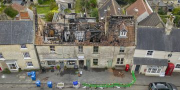 ‘Lifeline’ village shop gutted in blaze – but shopkeeper says the fire ‘won’t kill us off’