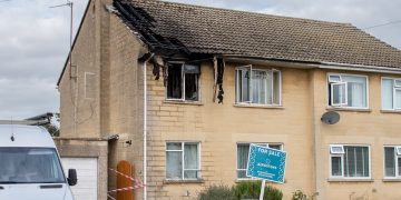 Casualty treated after five fire crews called to house fire in Bradford on Avon