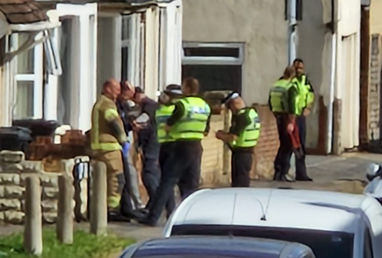 Police guard house after FOURTH cannabis factory discovered in Swindon this month
