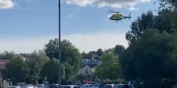 Wiltshire Air Ambulance lands in Frome car park after ‘pedestrian hit by vehicle’