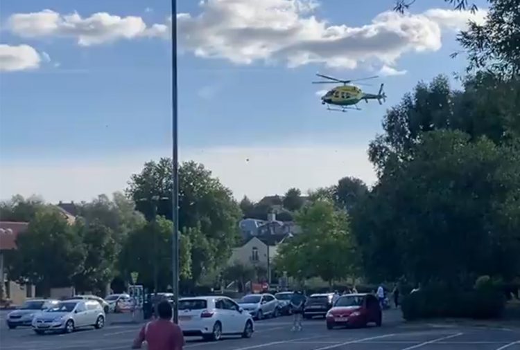 Wiltshire Air Ambulance lands in Frome car park after ‘pedestrian hit by vehicle’