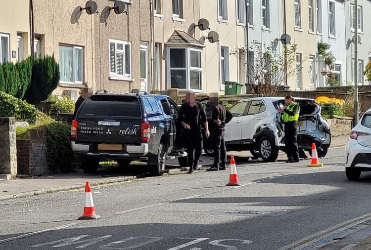 Swindon route partially blocked by police – after third car crash in six days