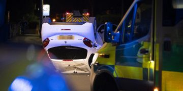 Woman arrested on suspicion of drink driving after flipping car in Calne