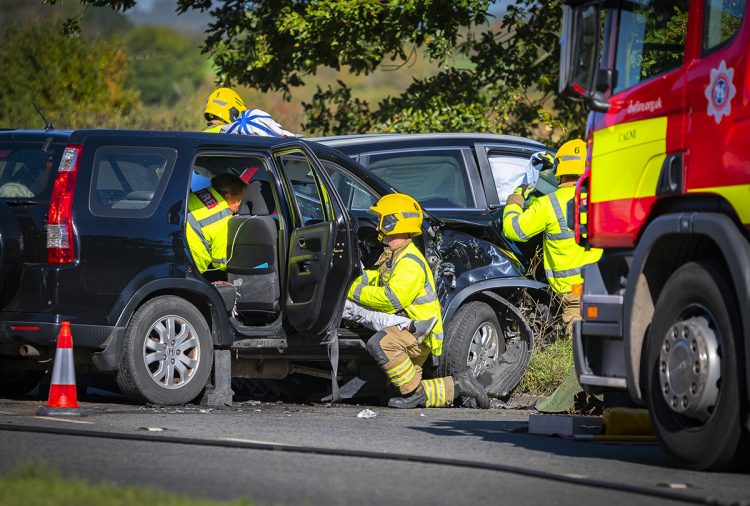 Woman taken to hospital after two-vehicle crash on A4 near Chippenham